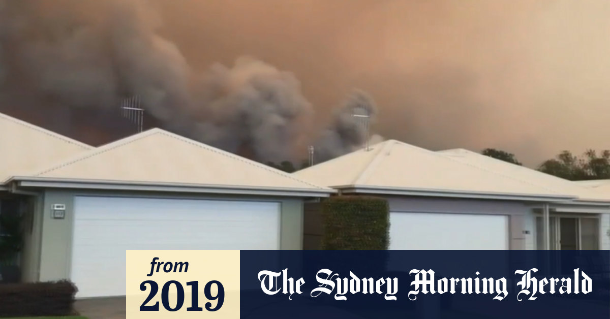 Video Bushfire continues to threaten Port Macquarie homes